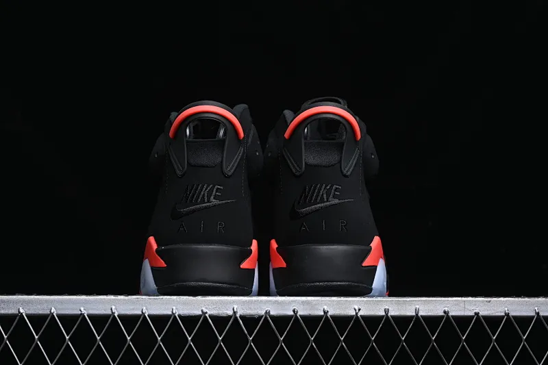 All categories Air Jordan Jordan series basketball shoes Air Jordan 6 F version Air Jordan 6 "Infrared" AJ6 Joe 6 black infrared 3M reflective basketball men's shoes 384664-060
